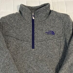 The North Face Gray Quarter-Zip Sweatshirt